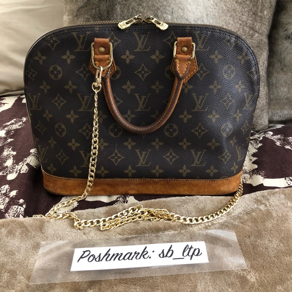 Authentic Vintage Louis Vuitton Alma Satchel